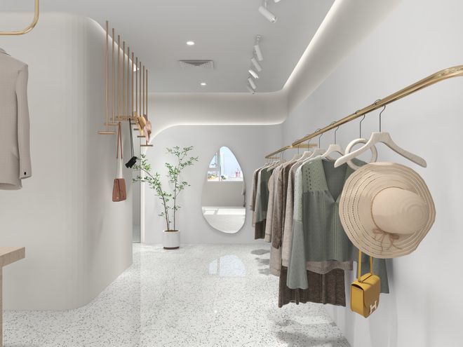 陕西服装店装修施工陕西商铺店面装修设计小型超市施工(图2)